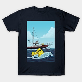 Jaws: Orca Illustration T-Shirt